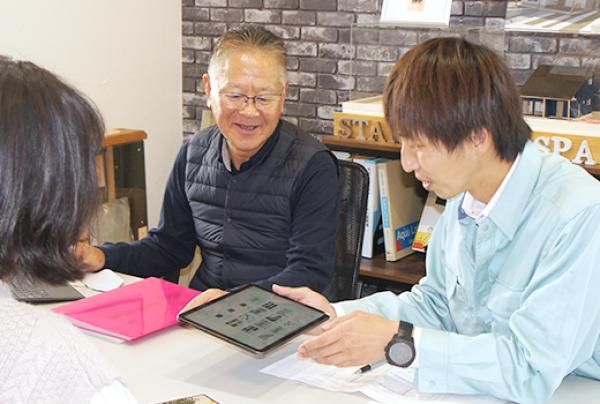 打合せ内容はすべて書面にまとめ、お客様にお渡ししています。の画像