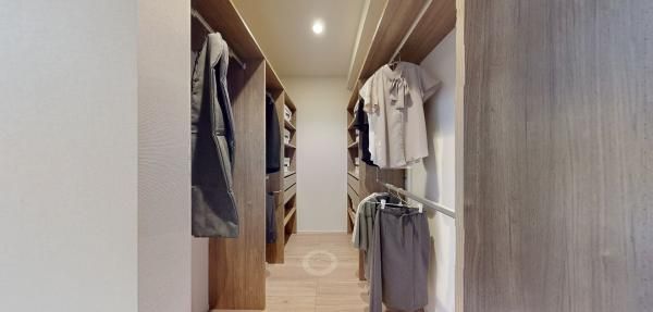 ウォークインクローゼットの画像
