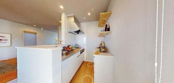 静岡店展示場_2階キッチンの画像