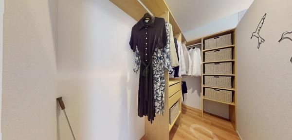 ウォークインクローゼットの画像