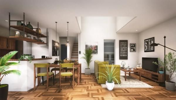 洗練されたデザインと、変化に寄り添う柔軟な空間構成の画像