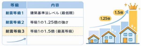 耐震等級3の画像