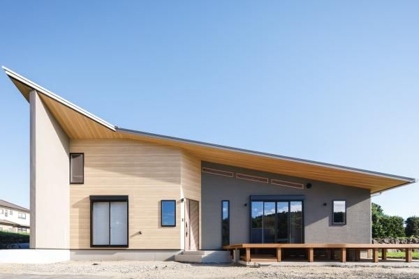 ロフトのある平屋