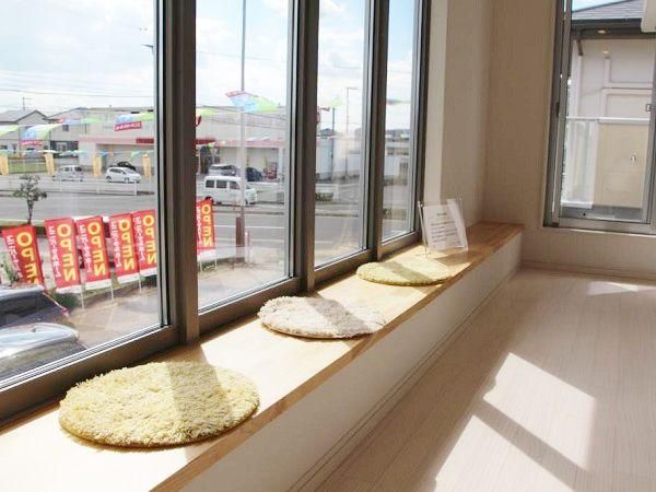 ベンチスペースの画像