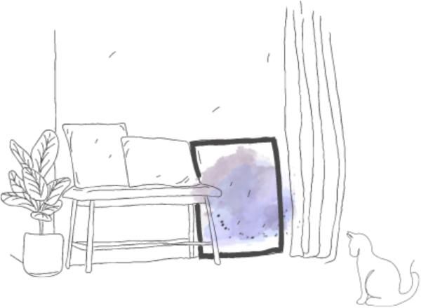 好きなものに囲まれた暮らしの画像