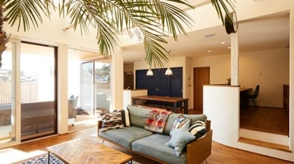 リゾートのような自由設計の画像