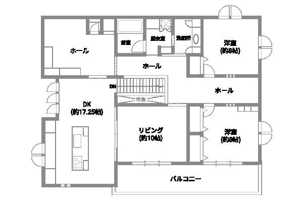 家族の時間を豊かに彩る、表情豊かな住まい_2Fの画像