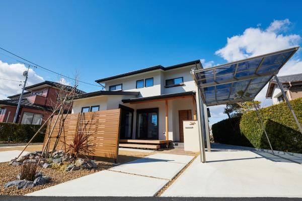 自然と家族の笑顔が溢れる和モダンデザイン住宅