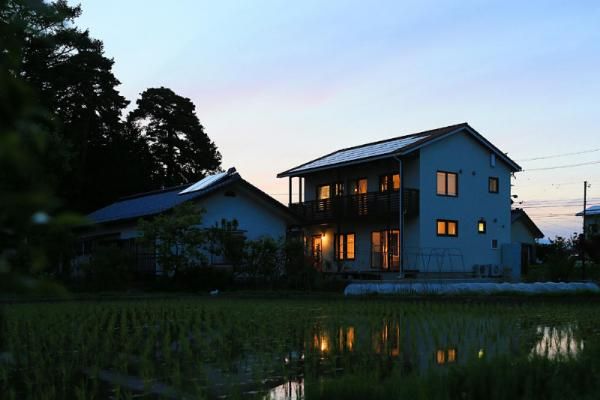 田園に佇むいえ
