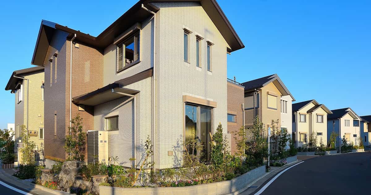 住宅街の様子