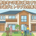 多世帯住宅で円満に暮らすには？間取り選びとトラブル対策を解説