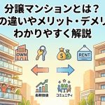 分譲マンションとは？賃貸との違いやメリット・デメリットをわかりやすく解説