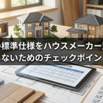 注文住宅の標準仕様をハウスメーカー別に比較！後悔しないためのチェックポイント解説