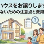 モデルハウスをお譲りしますとは？後悔しないための注意点と費用を解説