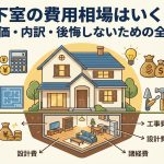 地下室の費用相場はいくら？坪単価・内訳・後悔しないための全知識
