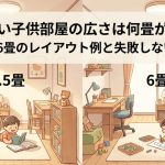 後悔しない子供部屋の広さは何畳がベスト？4.5畳・6畳のレイアウト例と失敗しない決め方