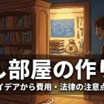 隠し部屋の作り方｜間取りアイデアから費用・法律の注意点まで解説
